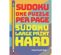 Panda Puzzle Boo Sudoku One Puzzle Per Page - Sudoku Large Print Har (Tascabile)