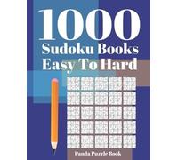 Panda Puzzle Book 1000 Sudoku Books Easy to Hard (Tascabile)