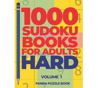 Panda Puzzle Book 1000 Sudoku Books For Adults Hard - Volume 1 (Tascabile)