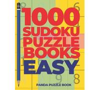 Panda Puzzle Book 1000 Sudoku Puzzle Books Easy (Tascabile)