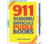 Panda Puzzle Book 911 Sudoku Difficult Puzzle Books (Tascabile)
