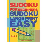 Panda Puzzle Book Sudoku For Beginners (Tascabile)