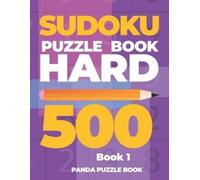 Panda Puzzle Book Sudoku Puzzle Book Hard 500 - Book 1 (Tascabile)