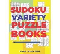 Panda Puzzle Book Sudoku Variety Puzzle Books (Tascabile)