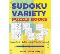 Panda Puzzle Book Sudoku Variety Puzzle Books (Tascabile)