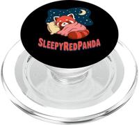Panda rosso addormentato carino panda rosso che dorme soffice coda design PopSockets PopGrip per MagSafe