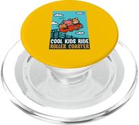 Panda rosso, Axolotl, Capibara Cavalcando Un Roller Coaster Divertente PopSockets PopGrip per MagSafe