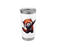 Panda rosso, Dabbing | Bambini, Ragazze, Ragazze | Cute Red Panda Bicchiere termico in acciaio inox doppia parete