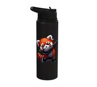 Panda rosso, Dabbing | Bambini, Ragazze, Ragazze | Cute Red Panda Stainless Steel Insulated Water Bottle