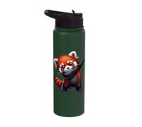 Panda rosso, Dabbing | Bambini, Ragazze, Ragazze | Cute Red Panda Stainless Steel Insulated Water Bottle