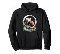 Panda Rosso himalayano - Montagna Wildlife Nature Art Felpa con Cappuccio