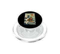 Panda Rosso Samurai Surf Onda Giapponese PopSockets PopGrip per MagSafe