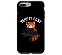 Panda rosso Take It Easy - Grafica divertente e rilassante Custodia per iPhone 7 Plus/8 Plus