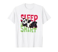 Panda sdraiato comodo Sleep Maglietta