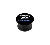 Panda Sleep Funny Nap Humor Lazy I'd Rather Be Sleeping PopSockets PopGrip Adesivo