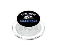 Panda Sleep Funny Nap Humor Lazy I'd Rather Be Sleeping PopSockets PopGrip per MagSafe