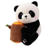 Panda Soft Toy, Panda Cuddly Toy, Panda Panda Adorabile Adorabile Bambola di Animali di Peluche per Decorazioni per Camper e Collezione Materiale Morbido e Confortevole Caratteristiche Realistiche