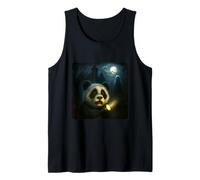 Panda Spaventoso Horror Night Torcia Halloween Ghost Canotta