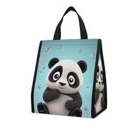 Panda Star, borsa termica per il pranzo, per donne e uomini, borsa della spesa riutilizzabile, grande borsa termica a tenuta stagna, pieghevole, portatile, per lavoro, campeggio, picnic