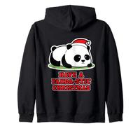 Panda-stic Natale per i fan del Panda - Panda Natale Felpa con Cappuccio