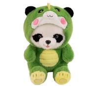 Panda Stuffed Animal, Cute Cartoon Plush Toy, 13.78x7.87 Inches Adorable Home Decor Cushion, Soft Huggable Companion, Cozy Bedtime Toy, Kids Boys and Girls
