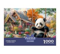 Panda SwingAwe-Inspiring Jigsaw Puzzles for Adults A 1000-Piece (Advanced) Saga of Impossible, Hard, And Difficult Challenging Puzzle Games for Women & Men - A Bonding Adventure for Adults And Kids A