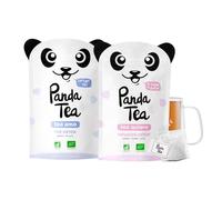 Panda Tea Detox Tea Snellente Biologico per 28 Giorni, 56 Bustine di Tè | Senza Lattosio, Glutine e Zuccheri, Tisana Biologica Certificata per la Routine di Benessere, Formulata da un Farmacista