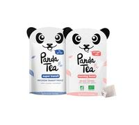 Panda Tea Morning Boost & Super Transit, 56 Bustine di Tè Biologiche | Formulato da un farmacista, con ingredienti biologici certificati, favorisce la digestione e il benessere intestinale