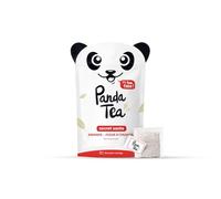 Panda Tea Secret Santa The Verde, Fiore d'Arancio, Mandorla, 28 Bustine | Bustine in cotone cucite a mano, ingredienti biologici, formulato da un farmacista, perfetto come regalo di Natale