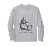 Panda That's it You Going in The Soup Funny Maglia a Manica