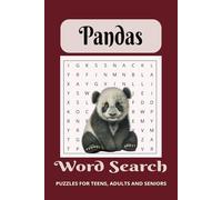 Panda Word Search Fun Puzzle Book: Word Searches with Easy to Read Print about Pandas, Wild animals and More |6X9 inches, 110 pages |50+ Puzzles......Gift for Vacations, Holidays and Free and Fun Time