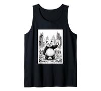 Panda Zombie Apocalisse Fumetti Selfie Canotta