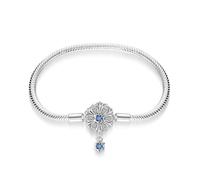 Pandach Braccialetto da Donna con chiusura a cuore Argento Sterling 925 meraviglioso gioielli in argento elegante idea regalo per donne alla moda