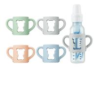 PandaEar Confezione da 4 Manici in Silicone per Biberon Compatibili con Dr Brown 8 oz/250 ml, Impugnature per Biberon per Neonati