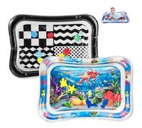 PandaEar Tappetino Gonfiabile per Neonati, Tummy Time Tappeto Acqua per Neonati, Tappetini Gonfiabili per Giochi d'Acqua Giocattoli per Neonati Bambini 3 6 9 Mesi Ragazze e Ragazzi