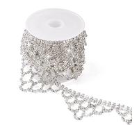 Pandahall - Catena con strass di cristallo, con nappa, per cucito, artigianato, matrimoni, feste, abbigliamento, fai da te, decorazione fai da te