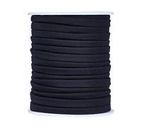 PandaHall - Corda elastica piatta da 20 m, 5 mm, in morbido nylon, elastico, con cuciture elastiche, per cucito, artigianato, gioielli, accessori