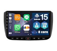 Pandahat Android 15 Autoradio 9 Pollici per Fiat Linea Punto Evo 2012-2015 | Bluetooth auto radio con Navi Carplay Android Auto WiFi FM/RDS SWC(8core(6G+128G))