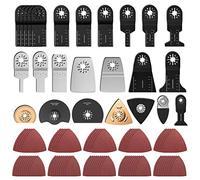 PandaHug - Set di 100 accessori oscillanti, set di lame e utensili multifunzione per Fein Multimaster Dremel Dewalt Makita Einhell