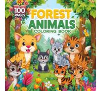 PandaPages: Forest Animals Coloring Book for Kids: Educational and fun activities for kids