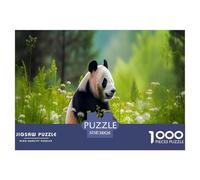 Pandas on The Grassland Puzzle Giochi 1000 Pezzi Regalo Per Amore E Amico Arte Interesting Puzzle Adulti Idea Regalo Per 38x26cm/1000pcs