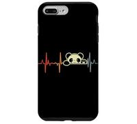 Pandas Pulse Line Retro Heartbeat Custodia per iPhone 7 Plus/8 Plus
