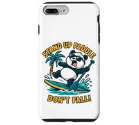 Pandas SUP Surf Stand Up Paddle Board paddling Supboard Custodia per iPhone 7 Plus/8 Plus