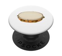 Pandeiro Instrument Musica Musicista Brasile Samba PopSockets PopGrip Adesivo