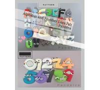 Pandelza Patterns Alphabet and Number Lore Felt Patterns (Tascabile)