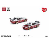 Pandem Silvia S13 Moontech Rosso Nuovo Tooling 1:64 Scala Pop Race PR640258