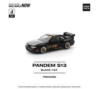 Pandem Silvia S13 Nero 1:64 Scala Pop Race PR640289