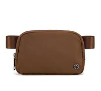 Pander Marsupio da donna, alla moda, borsa a tracolla, borsa da cintura con tracolla regolabile, Sella marrone., Taglia unica, Solido