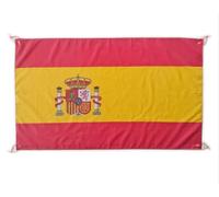 Pandiui23 Bandiera della Spagna, grande, 150 x 90 cm, con 4 occhielli e 4 fascette per cavi (Spagna)