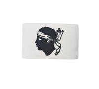 Pandiui23 Braccialetti bandiera del capitano di calcio, braccialetti da capitano di calcio, elastici regolabili (2, Corsica, 8 x 30 cm)